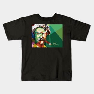 Mark Twain Pop Art Kids T-Shirt